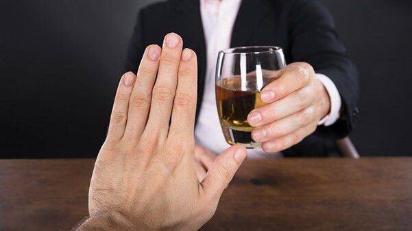 Absence of alcohol